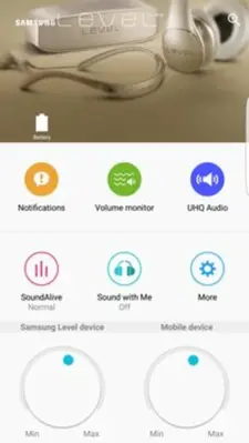 Samsung Level android App screenshot 1